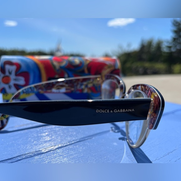 Dolce & Gabbana Black/Gold Cats Eye Glasses Italy DG3247 3033 53 16 140 - Picture 14 of 16